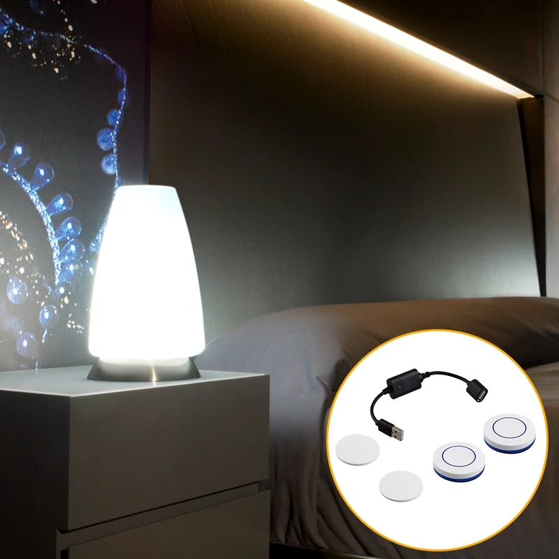 24-Hour Delivery DC 5V Wireless RF Remote Control Switch Driver Power On OFF For USB LED Light Strip Reading Lamp Light Fan Togg