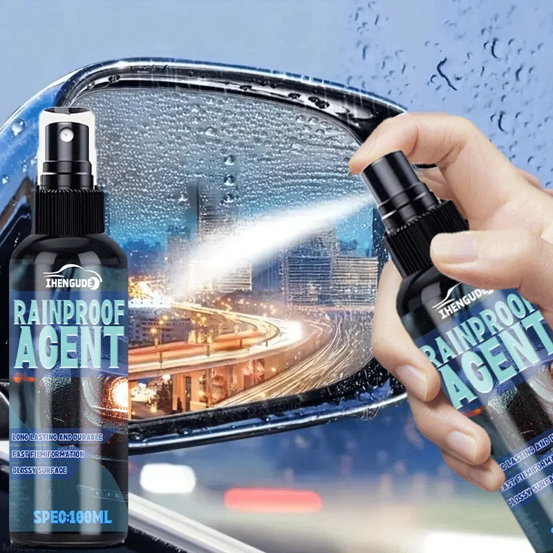 Water Repellent Spray Anti Rain Coating For Car Glass Hydrophobic Anti-rain Car Liquid Windshield Mirror Mask Auto Polish Kit