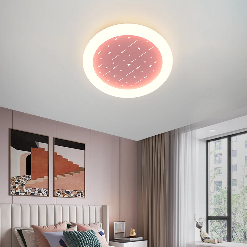 

Modern Simple Led Ceiling Chandelier Living Room Bedroom Study Lamp Home Indoor Decor Lighting Lamp With Remote Control Dimmable