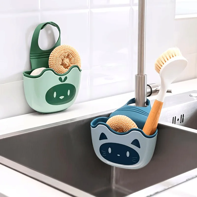 

Креативная регулируемая корзина для хранения раковины, кухонная полка, смеситель, сливной мешок для губки