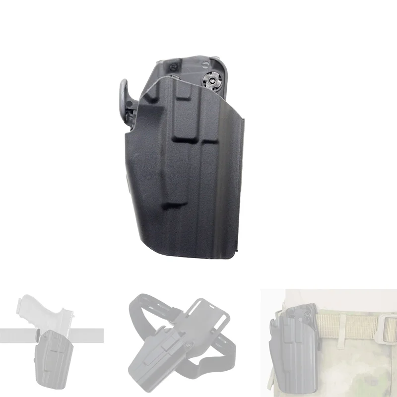 Funda Universal para pistola, tracción rápida, para pistolas de tamaño compacto con bloqueo de agarre G17 P226 Taurus 579, mano derecha, accesorio de tiro de caza