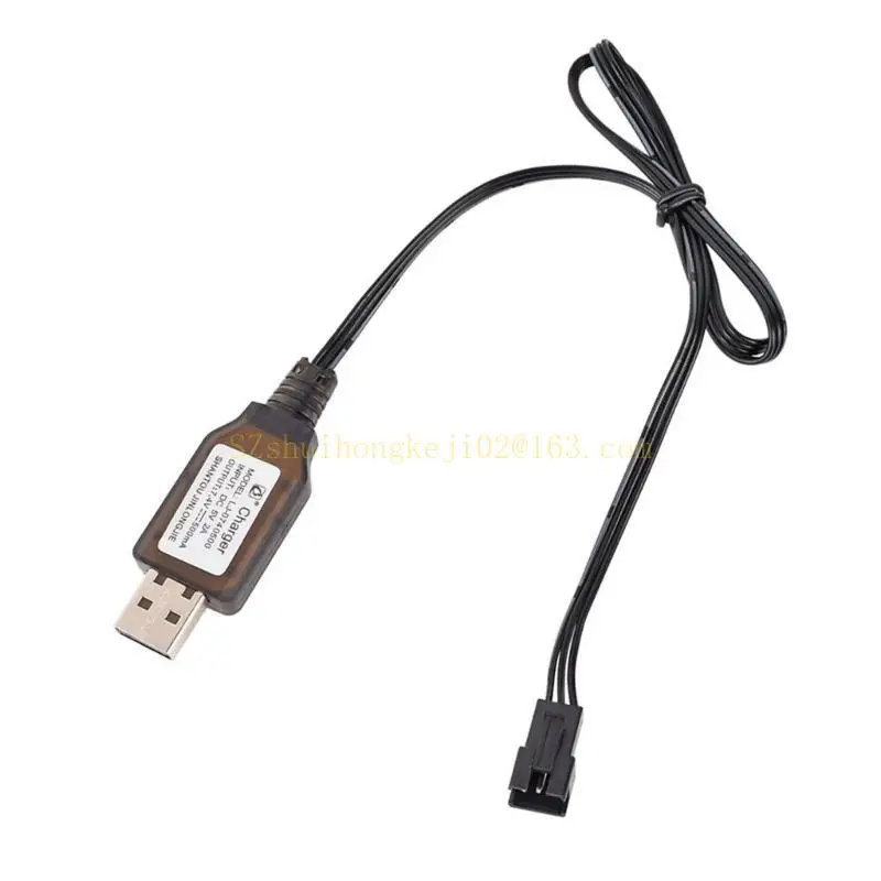 Cable De Carga USB Para Batería LiPo 3.7V Con Conector SM-2P | Recarga Rápida Para Coches Y Aviones RC