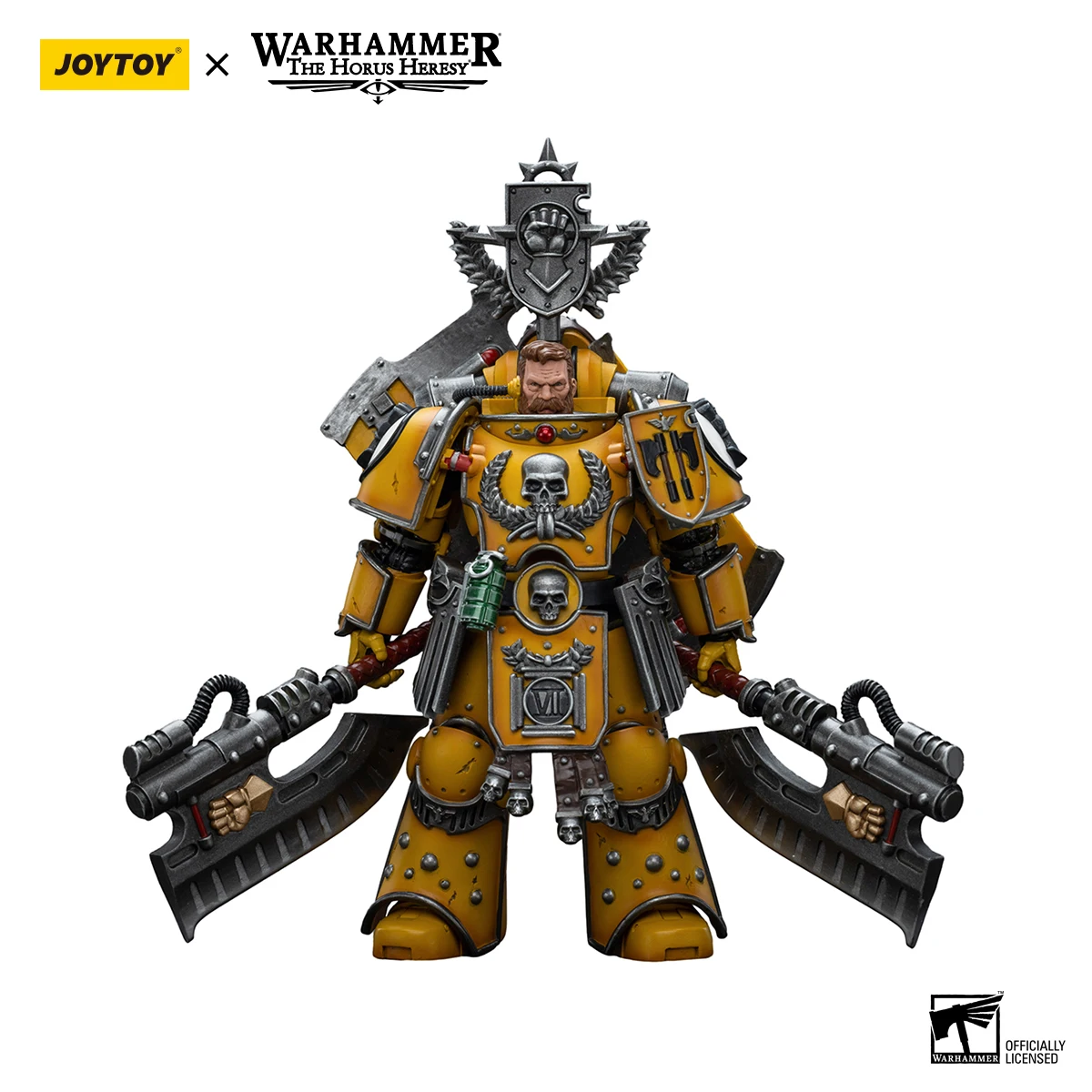 JOYTOY Warhammer 30K 1/18 Figurka Imperial Fists Fafnir Rann Anime Model Militarny