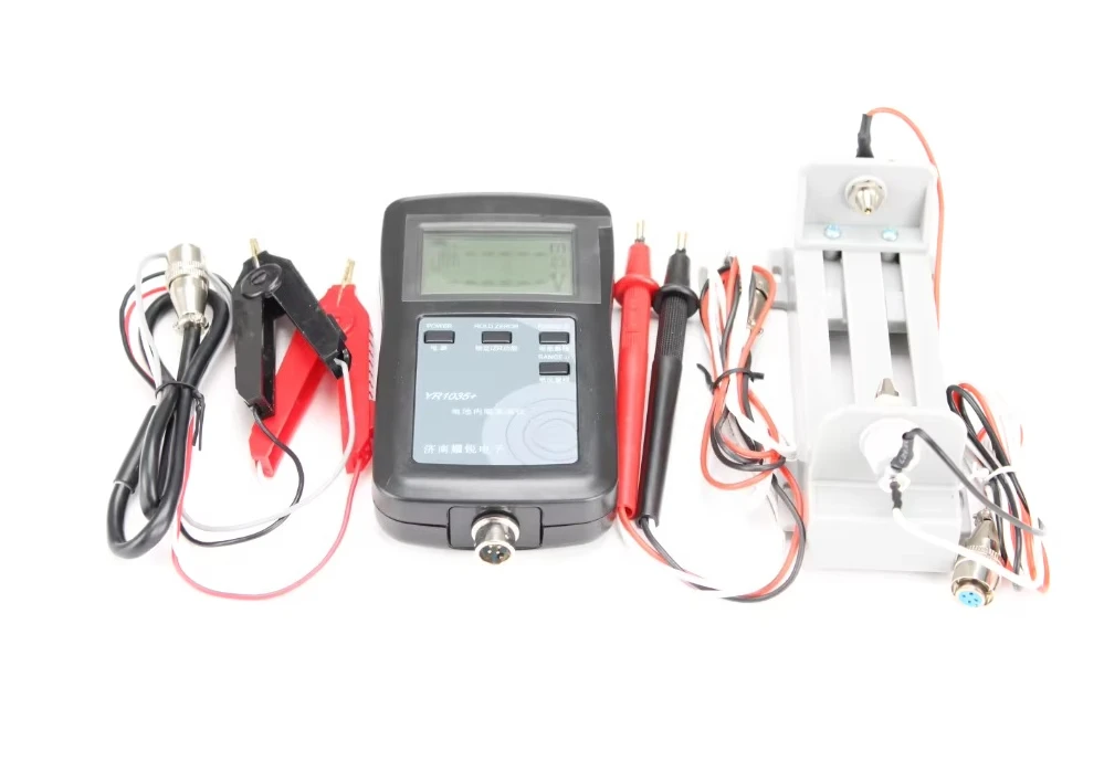 

1V-100V Battery Internal Resistance Tester for Lithium/AAA/9V Batteries with LED Flashlight