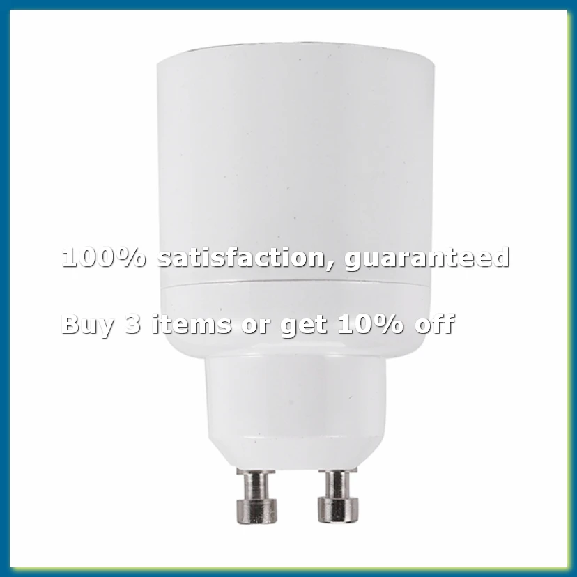 GU10 to E26/E27 Adapter GU10 Bayonet Base to E26/E27 Screw Bulb Socket Adapter Converter-DTB1