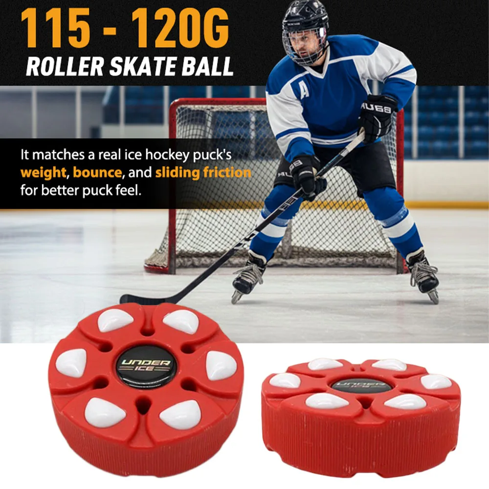 4 قطعة هوكي الجليد عفريت التدريب عفريت البلاستيك الكرة الأرضية هوكي عفريت مقاومة للاهتراء لملحقات كرة التدريب متعددة الوظائف #5