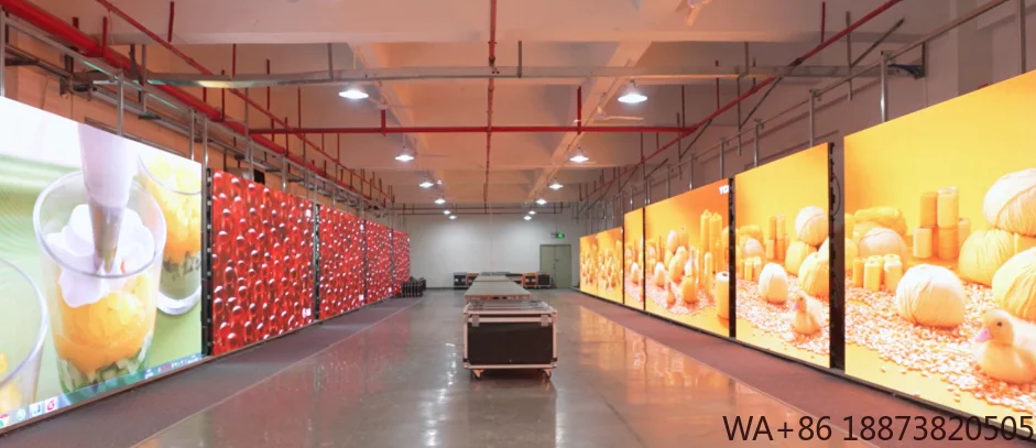 شاشة LED Vcore بالألوان الكاملة P3.91 P4.81 لوحات عرض تأجير الإعلانات للمسرح Pantalla شاشات خارجية للإعلان #6