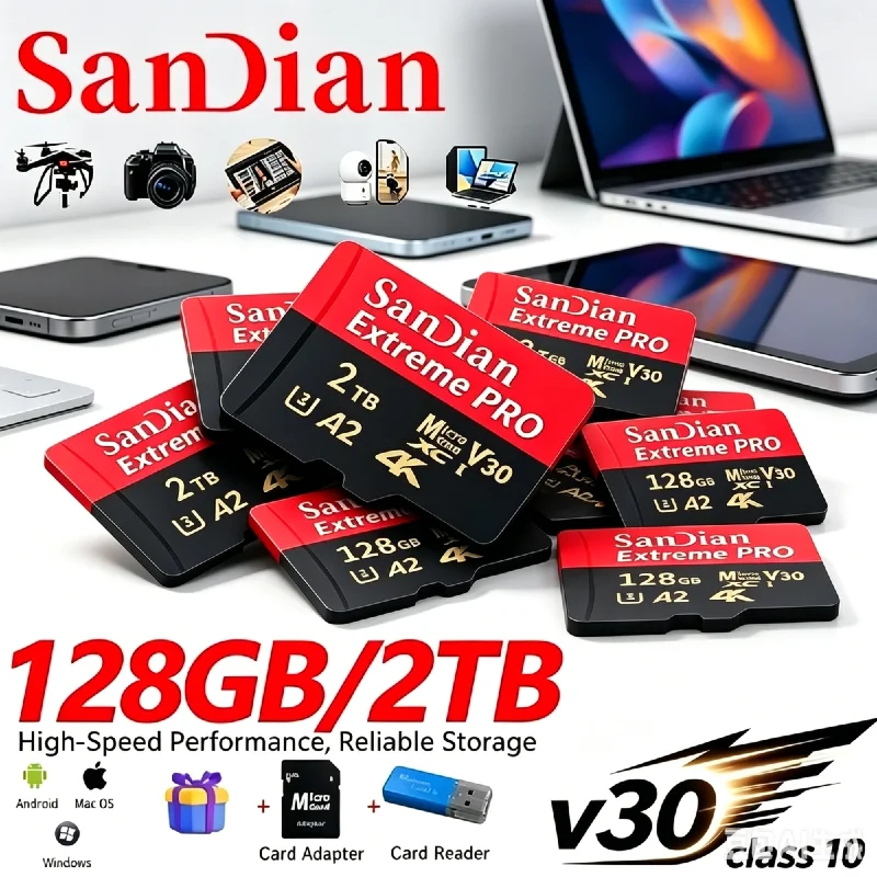 

New Original memory card micro tf sd card 128GB 256GB micro tf sd High Speed U3 mini TF card For Phone/Camera/mac