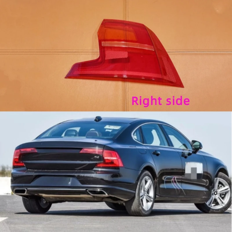 

For VOLVO S90 2017 2018 2019 2020 Rear Taillight Shell Replacement Brake lights Lens Taillight Glass Auto Rear Shell Cover
