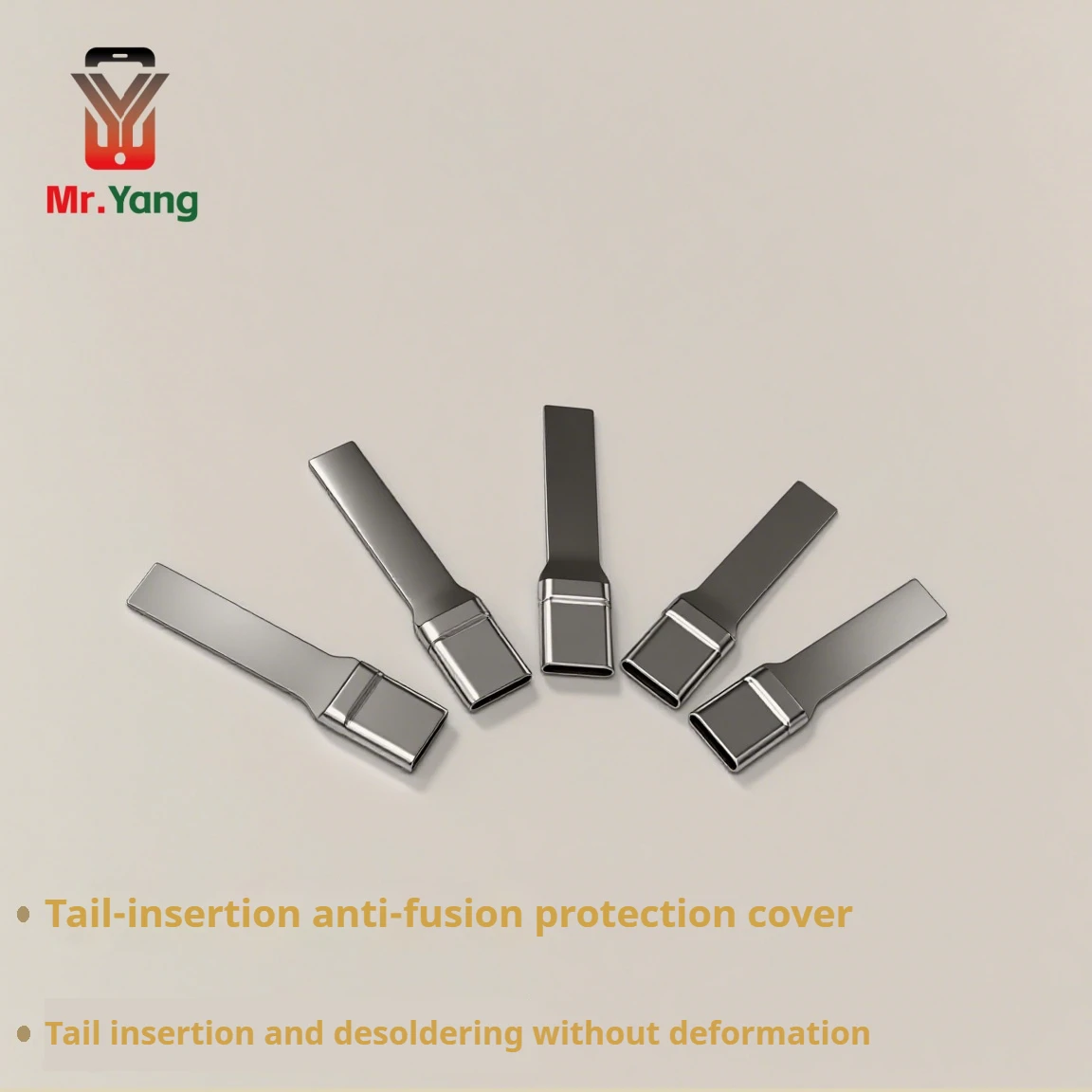 YCS Mr.Yang/HONGJUN Cover Kirin Armor 5Pcs Phones Tail Plug Anti Melting Protective Charging Port Disassembly Welding Repair Too