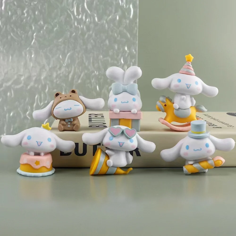 

5Pcs Sanrio Kuromi Mini Witch's Grand Ceremony Series Anime Figure Decoration Children Kawaii Toy Gift