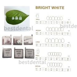 Dental Resin Front Teeth Veneer Whitening Ceramic Anterior Veneer Composite Porcelain Veneers S/M/L
