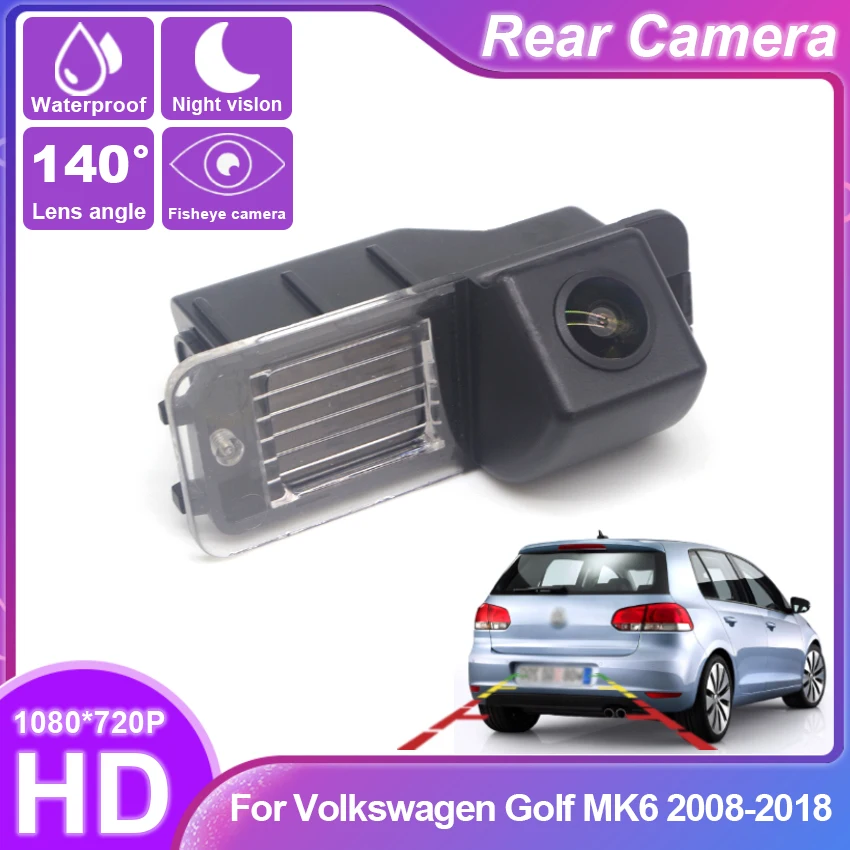 

Fish Eyes Night Vision Waterproof Car Reversing Back Up Camera CCD HD For Volkswagen Golf MK6 2008-2013 2014 2015 2016 2017 2018