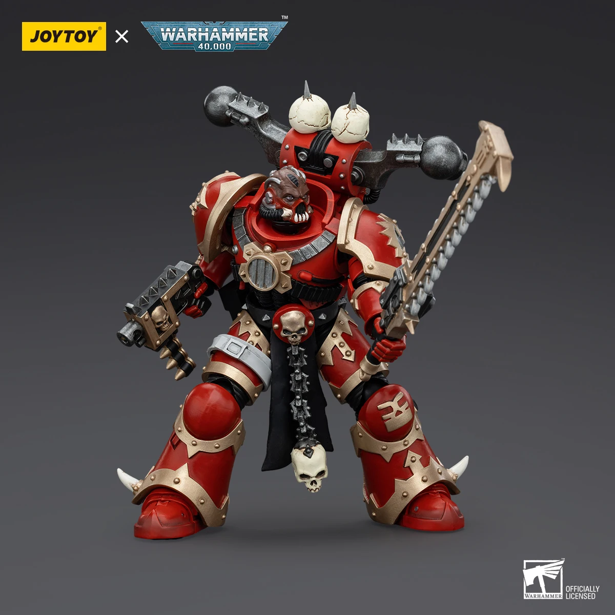 JOYTOY Warhammer 40k World Eaters Khorne Berzerker 6 شخصيات الحركة المجموعة الأصلية دمية الديكور هدية نموذج المرآب