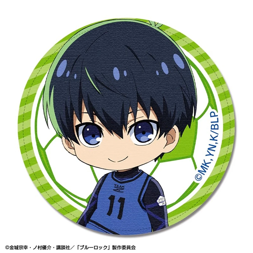 58 مللي متر أنيمي الأزرق قفل Bachira Meguru Gagamaru جين الإمامورا يوداي تأثيري حلي شارة دبوس SPTE صفيح بروش دعامة عيد الميلاد جيلف #2