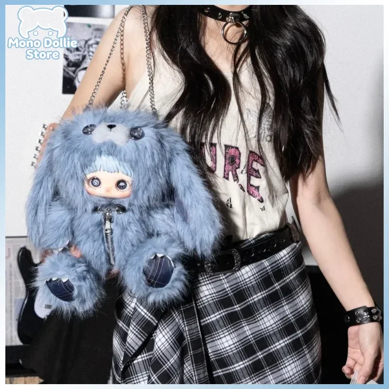 Genuine Maymei Rebel Doll Series 400% Fashion Bag 34cm Kawaii Vinyl Doll Chain Backpack Ornament Girl'S Birthday Surprise Gift