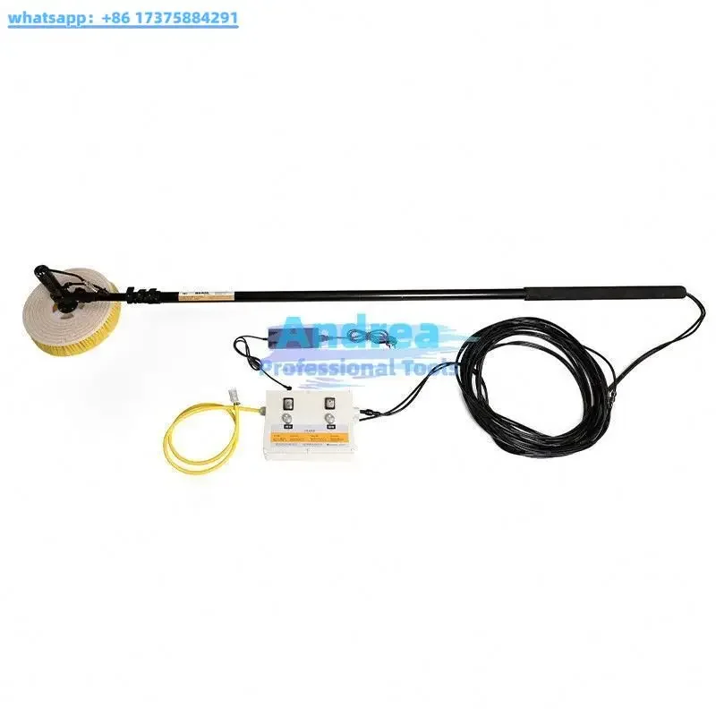 

Factory Price Solar Panel Cleaning Brush Rotating Water Powered Rotating Solar Cleaning Brush Solar Plate Cleaning Brush