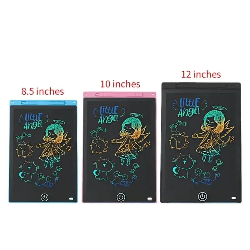 Tablette d'écriture LCD 12 pouces, planche à dessin, Graffiti, carnet de croquis, Mgaic, effaçable, jouets pour enfants, cadeaux pour garçons