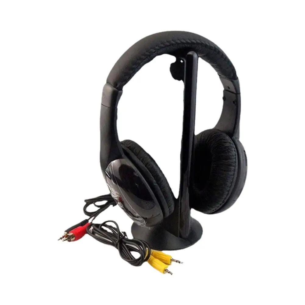 5-in-1หูฟังไร้สาย MH2001คลาสสิก5-in-1ทีวีไร้สาย Headphone STEREO อุปกรณ์เสริมหูฟังทีวี