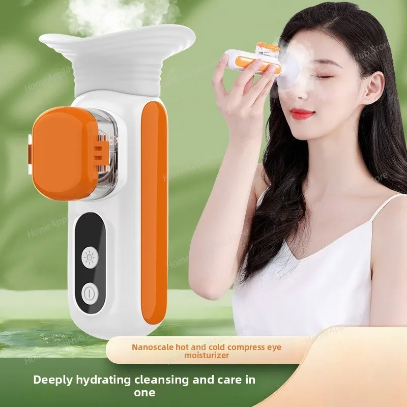 Handheld Nano-Spray Eye Hydrating Device, Hot Compress Eye Beauty Device,Eye Hydrator & Eye Irrigator vibrator health and beauty