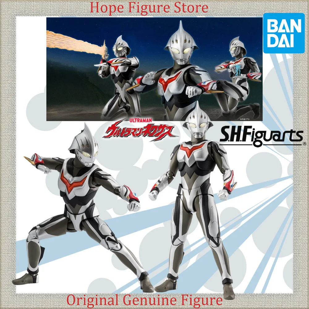 Figura Oficialmente Licenciada de BANDAI SHFiguarts Ultraman Amphans Nexus, Figura de Anime Ultraman Nexus, Modelo de Acción Coleccionable