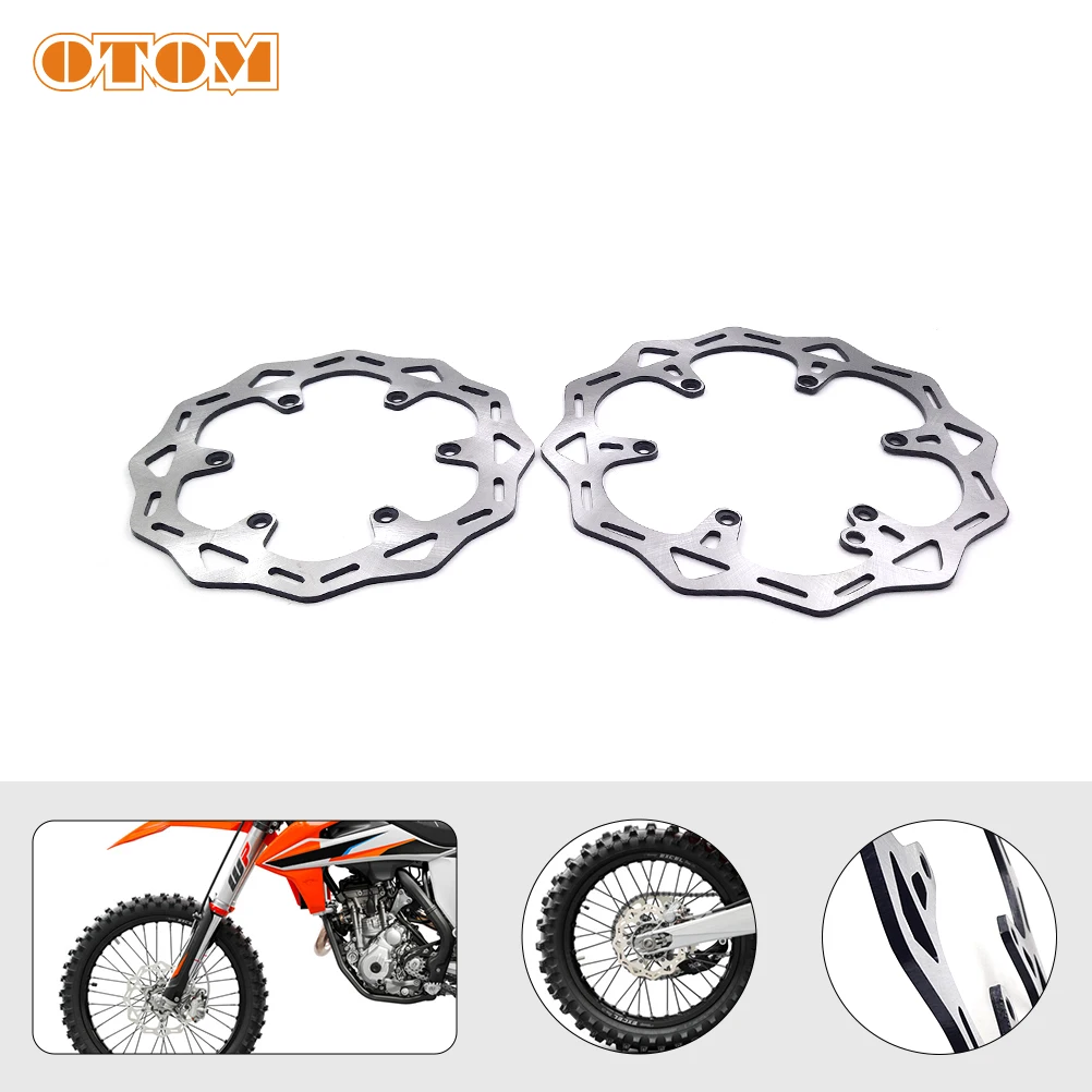 OTOM For KTM BRAKE DISC 125-500 XC/XCF/XCW/SX/SXF/EXC/EXCF 1994-2022 BRAKE DISK FRONT 260MM 79009060000 REAR 220MM 79010060000