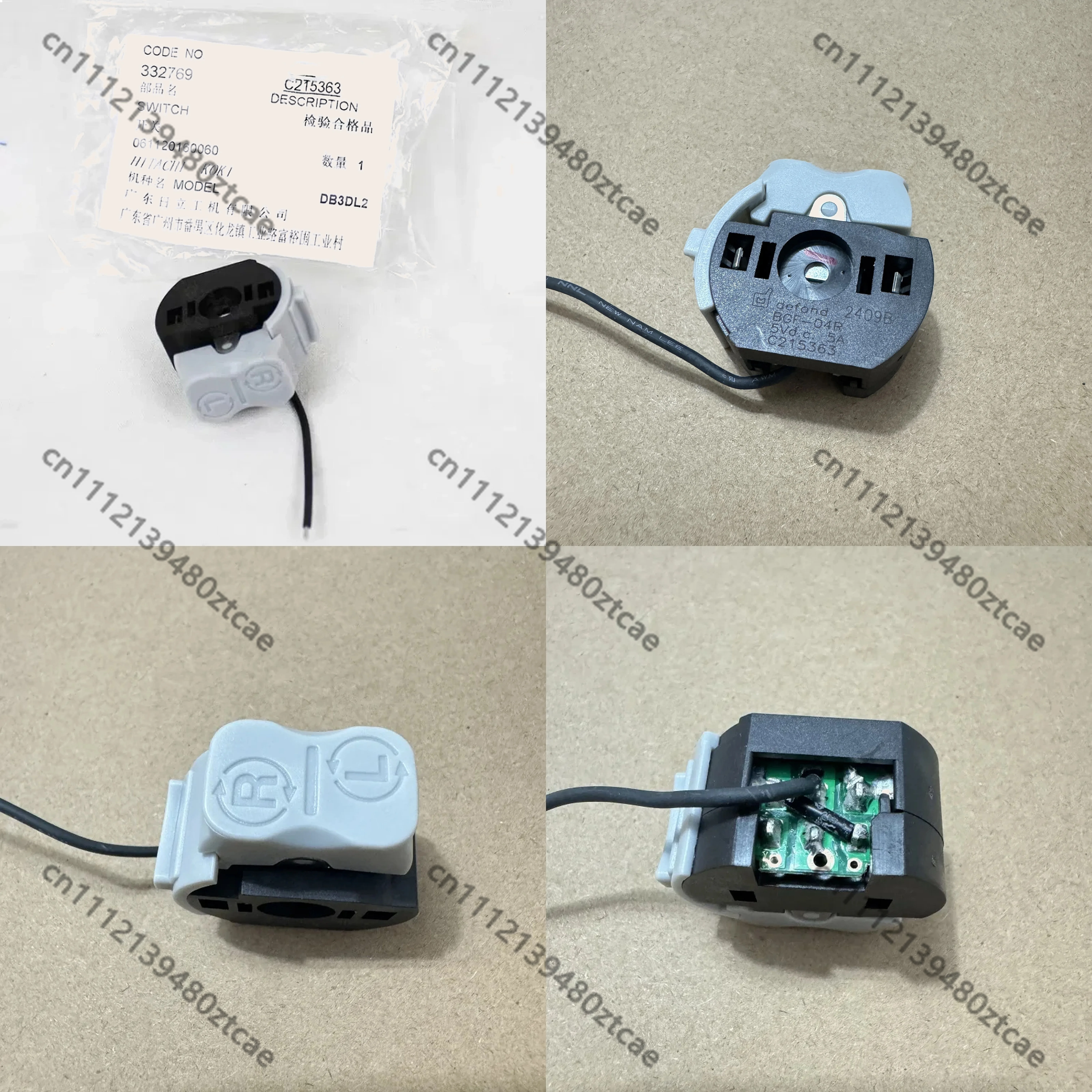 Original Switch C215363 for Hitachi DB3DL2 Charging Driver Electric Screwdriver Accessory