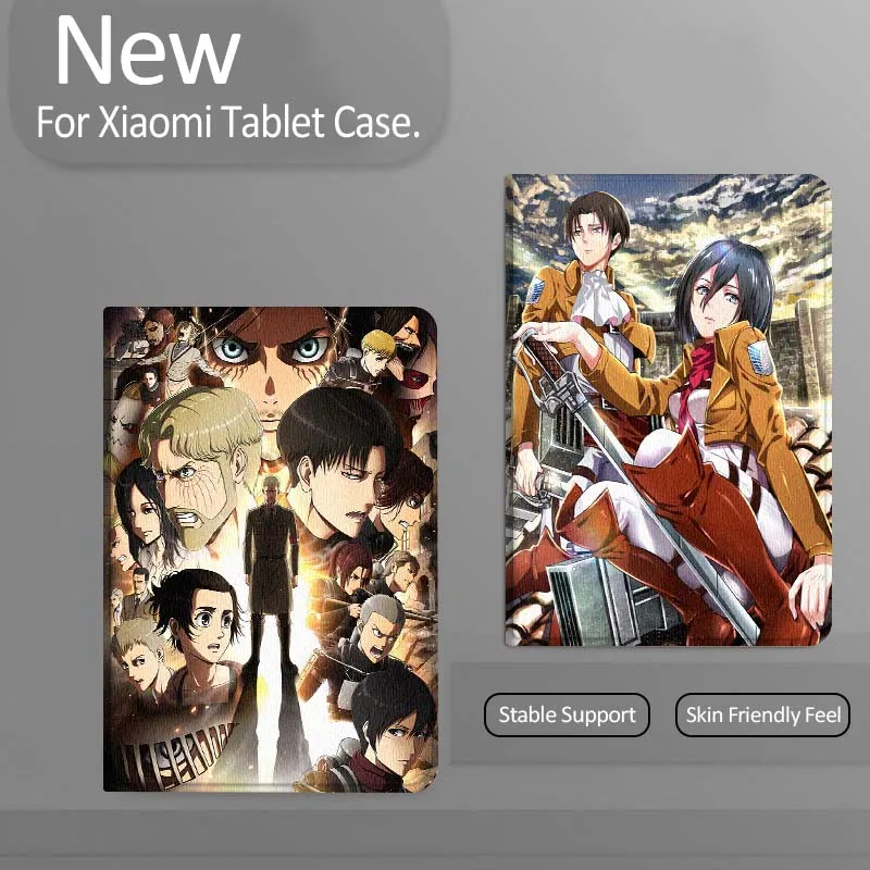 

A-Attacks on T-Titans Anime Tablet Case For Xiaomi Redmi Mi Pad 4 5 6 7 8 K SE Mini Pro Plus Max 10.1 11.2 inch
