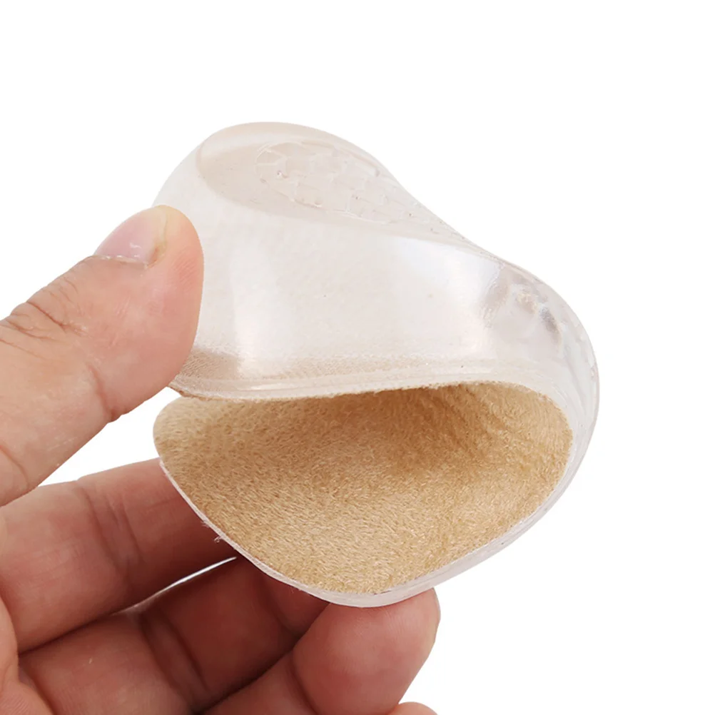 

1Cm Height Increase Half Insoles Forefoot Cushion Pad Soft Inserts All-Day Comfort Anti-Slip Invisible Shoe Pads Size L