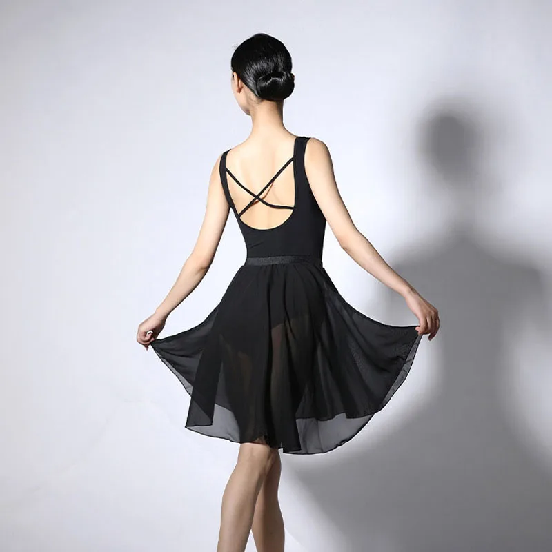 Mulher saias de balé dança tutu vestido ballet dança tule saia adulto trajes de ginástica respirável gaze saias de bailarina