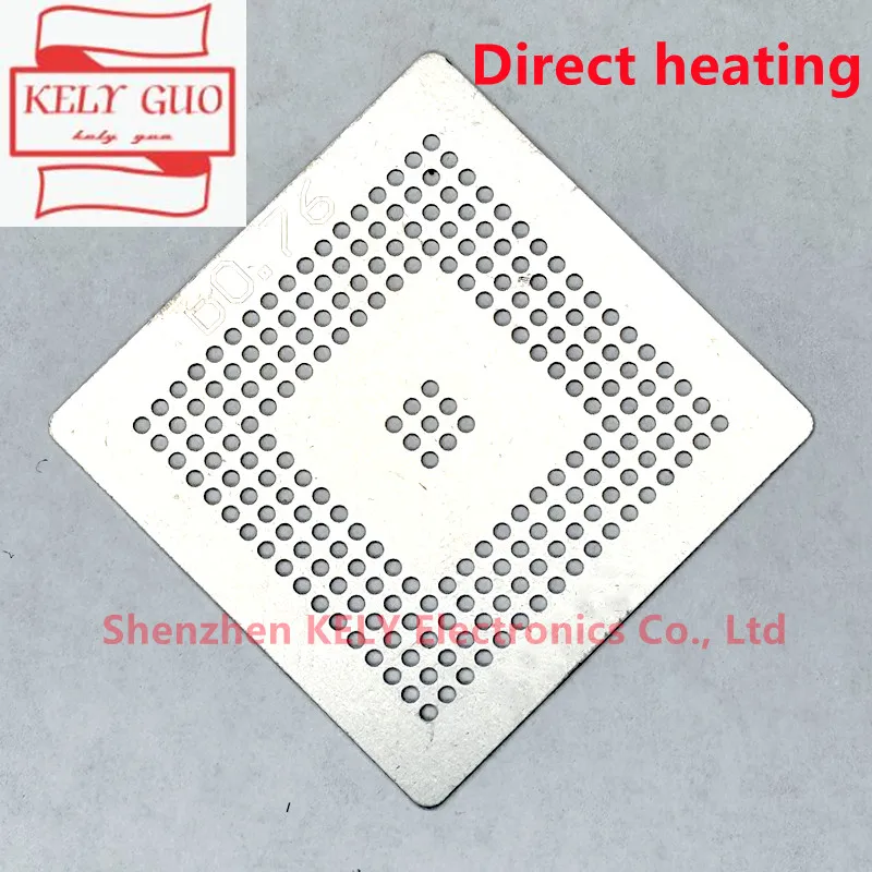 Direct heating 90*90MM SC505709BMZP33 MC68F375BGMZP33 BGA217 BGA 0.76mm stencil