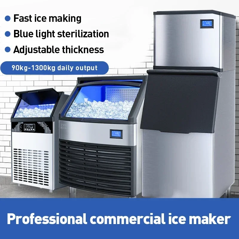 Ice Maker Machine Commercial Ice cube making machine for hotel and restaurant