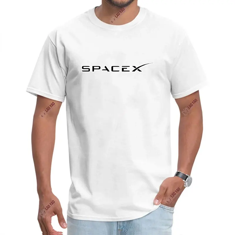 Mars Bfr Rocket Graphic T Shirts Elon Musk Engineer Men T-shirt Space X Logo T-shirts SpaceX Starship Blueprint Harajuku Punk