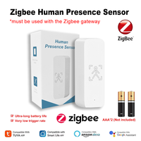 Tuya Zigbee Human Presence Detector Smart 24GHz Radar Detector Body PIR Sensor  Motion Sensor Smart Life APP Alexa Home Security