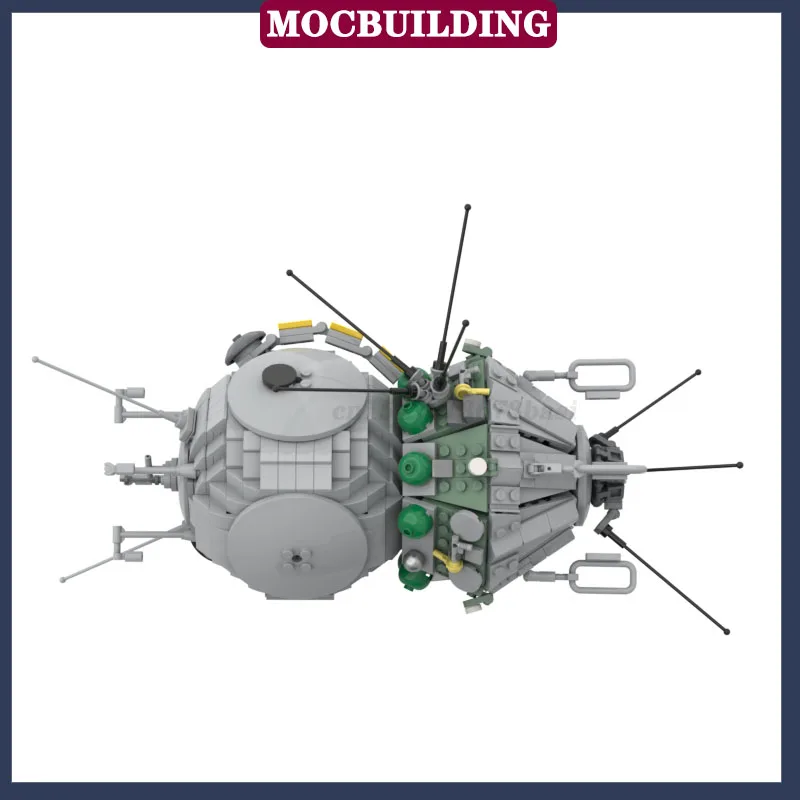 MOC Spacecraft 1:20 Model Building Block Assembly Track Launch Pad Collection Series Toy Gifts