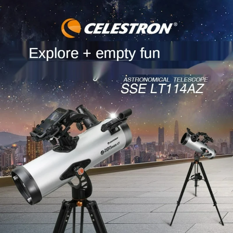

Астрономический телескоп Celestron SSE LT114AZ, StarSense Explorer, поддержка смартфона, алюминиевый штатив, 114 мм, 1000 мм