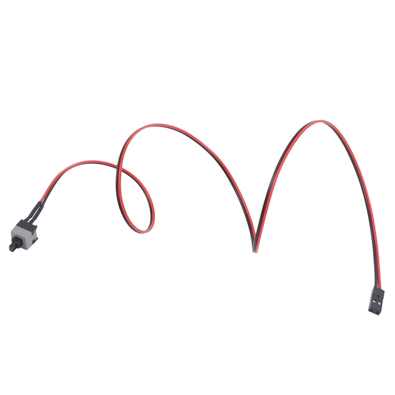 

20 шт. 20,5-дюймовый длинный кабель переключателя кнопки питания для переключателей ПК сброс компьютера