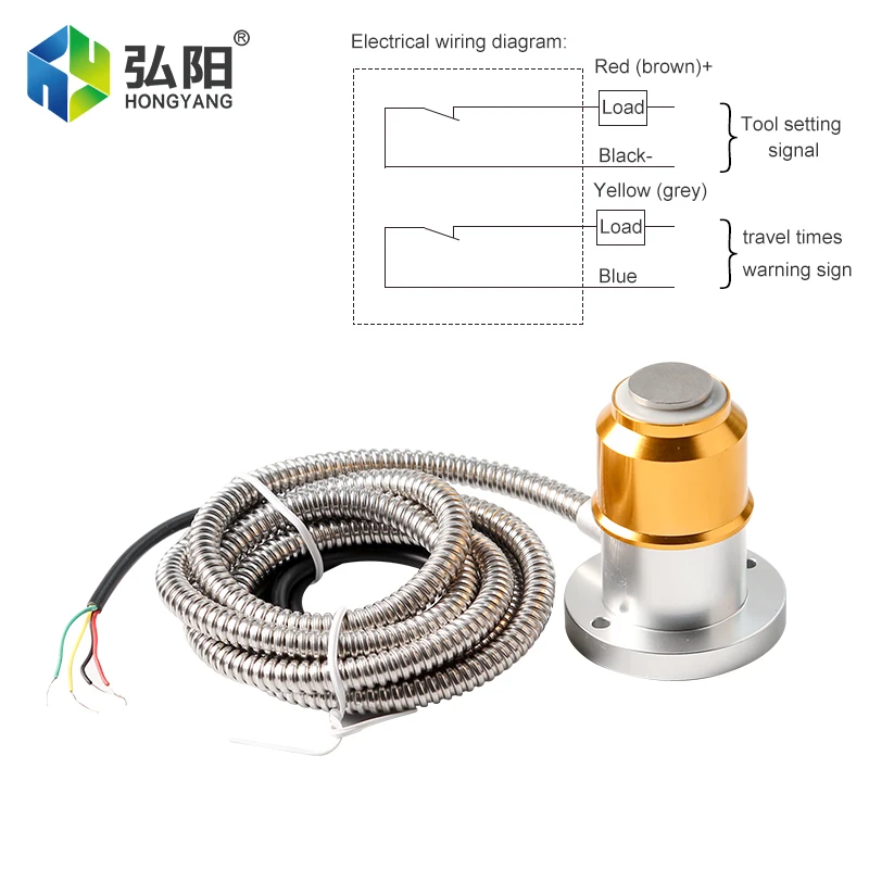 Sensor de herramienta automática de precisión, herramienta de sonda de eje Z, medidor de ajuste para enrutadores CNC, grabadores de fresado, ajustes