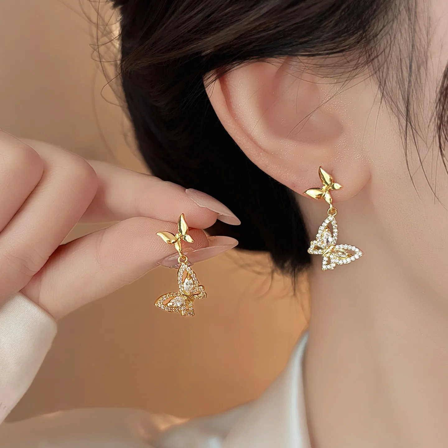 ruth-well-hollow-earrings-women's-new-fashion-jewelry-ear-studs-and-drop-earrings-set