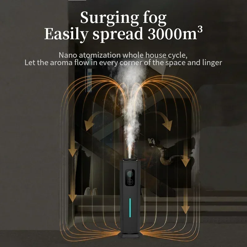 Diffuseur d'encens pour hôtel, 3000m ³, diffuseur d'huiles essentielles et de parfum, dispositif électrique de Distillation à domicile, WIFI, 800ML