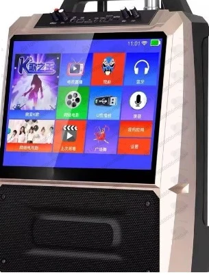 

Outdoor Speaker, Portable Video Player, Wireless Microphone, Square Dance Stereo with Large Display Screen