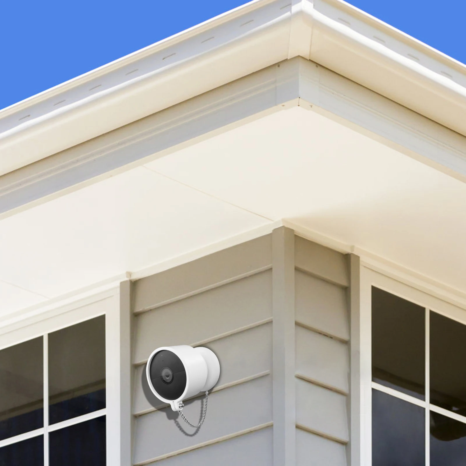 Anti-Drop & Anti-Thief Security Steel Chain for Google Nest Cam Outdoor Easy Installation
