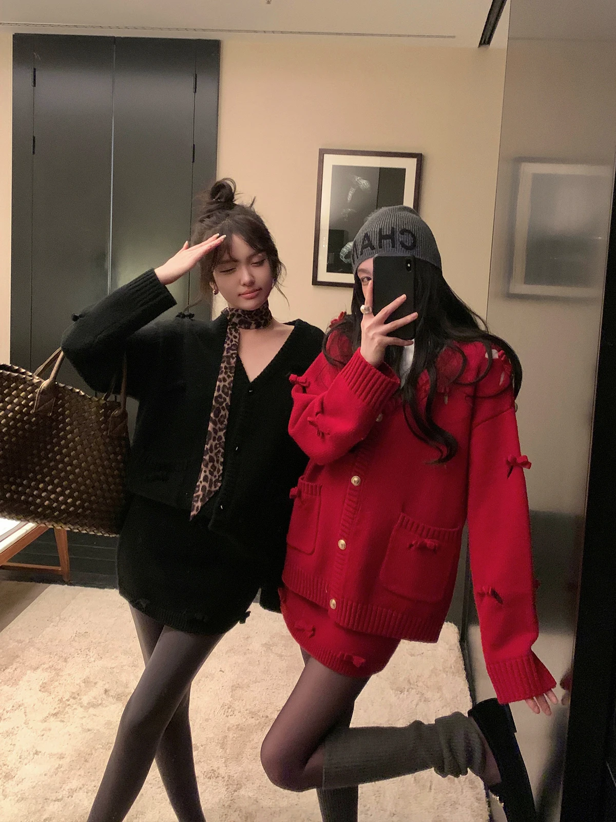 

Ouyang Knot ажурный трикотаж кардиган женский свободный ленивый зимний топ винтажный вязаный свитер весенняя одежда