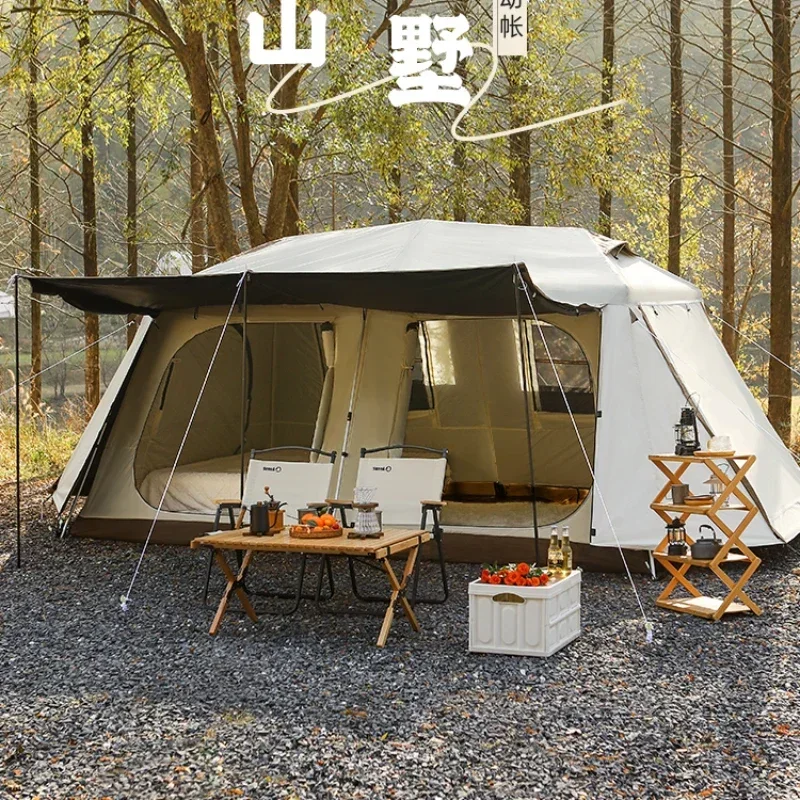 

Sell like hot cakes automatic tent outdoor camping overnight equipment supplies full set of inflatable rainproof thickened