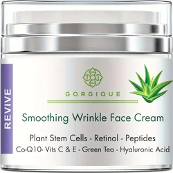 Retinol Cream for Face with Hyaluronic Acid Vitamin C & E Pure Aloe Vera Gel Green Tea Glycolic Acid