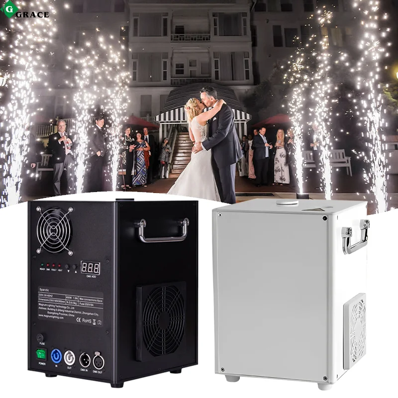 

Grace Dj Event 750w Cold Spark Machine Club Wedding Cold Fireworks Sparklers Machine