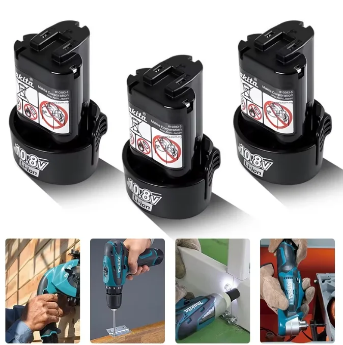 

Makita 10.8v Battery 3Ah,makita Rechargeable replacement BL1013 BL1020 BL1030 battery,TD090D LCT203W Power Tool battery