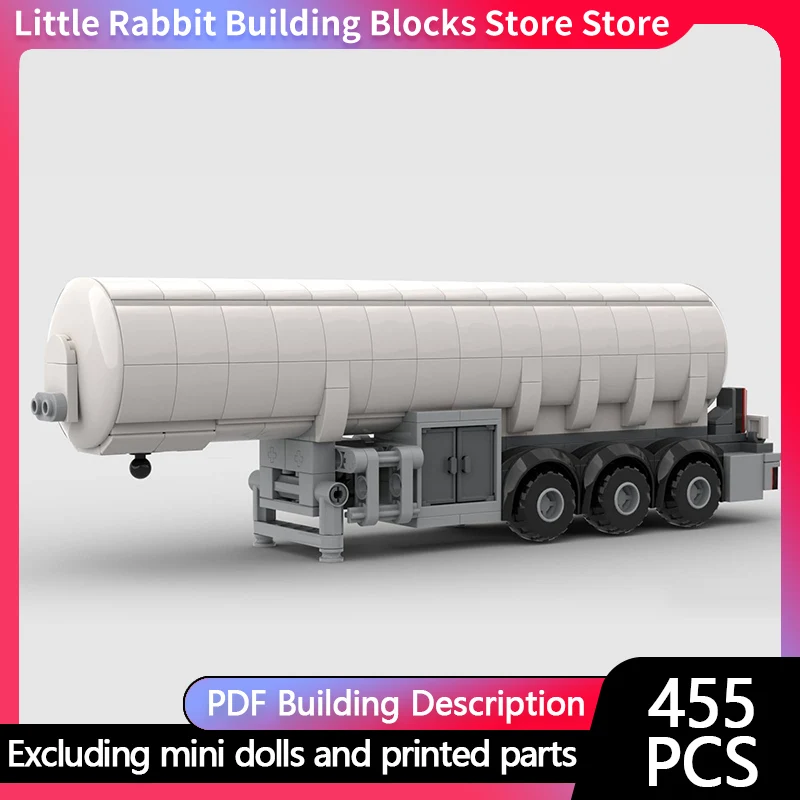 Urban Rescue Vehicles Model MOC Building Bricks Tank Transport Trailer Modular Technology Children Holiday Gifts Assemble Toys