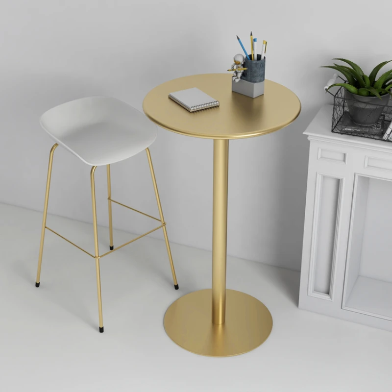 Design Minimalista Metal Bar Mesas, Café Moderno Japonês Retangular, Requintado Cocktail Móveis, ZT50BT