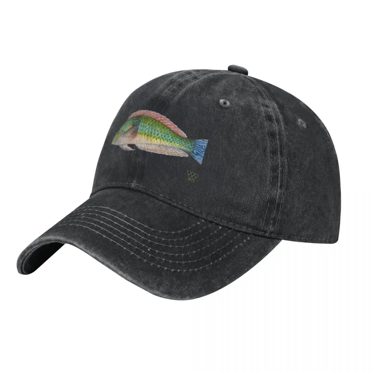 Green Parrot Fish Baseball Cap Snapback Cap Hat Luxury Brand Snap Back Hat Golf Wear Men Women's